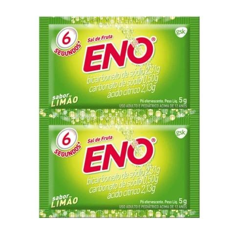 Sal de Fruta Eno Limão Pó Efervescente 2 Envelopes 5g - Imagem 1