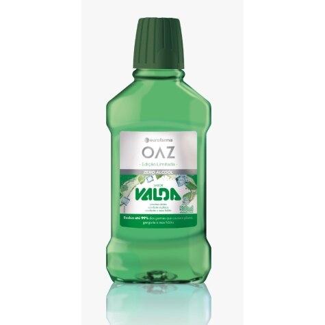 Enxaguante Bucal OAZ Antisséptico Sabor Valda Sem Álcool 500ml - Imagem 1