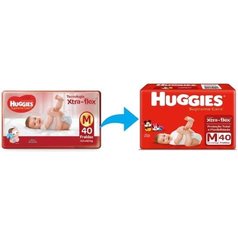 Fralda Huggies Supreme Care M 40 Unidades - Imagem 2