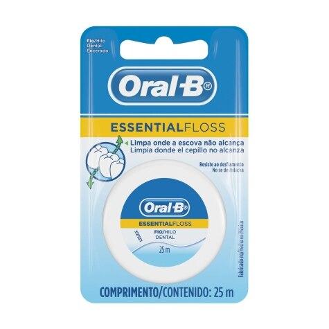 Fio Dental Oral-B Essential Floss Encerado 25m - Imagem 2
