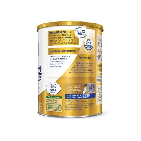 Fórmula Infantil Nan SupremePro 6 a 12 Meses 800g - Imagem 3