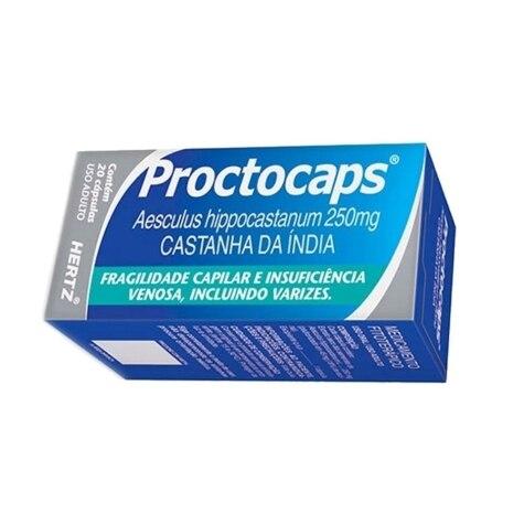 Proctocaps 250mg 20 Cápsulas - Imagem 1