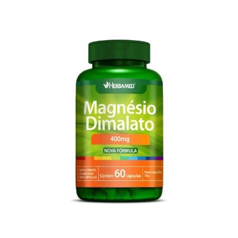 Magnésio Dimalato 500mg Herbamed 60 Cápsulas - Imagem 1