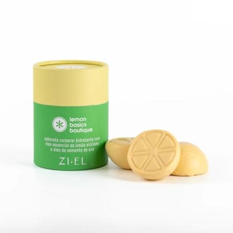 Kit Sabonete Hidratante Barra Ziel Limão Siciliano 3 Unidades 60g - Imagem 1
