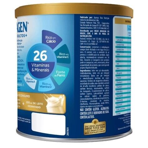 Complemento Alimentar Sustagen Adultos+ Sabor Baunilha 400g - Imagem 5