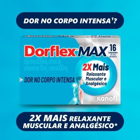 Dorflex MAX Analgésico e Relaxante Muscular 16 Comprimidos - Imagem 3