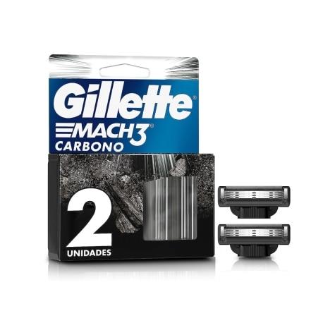 Carga Gillette Mach3 Carbono 2 Unidades - Imagem 2