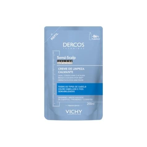Creme de Limpeza Dercos Vichy Sensi-Scalp Refil Cabelo 200ml - Imagem 1