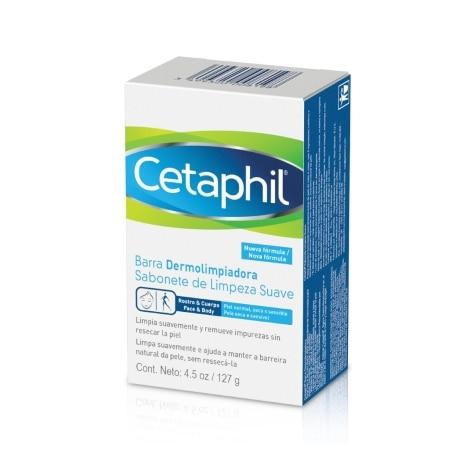 Sabonete em Barra Cetaphil Limpeza Suave Rosto e Corpo 127g - Imagem 1
