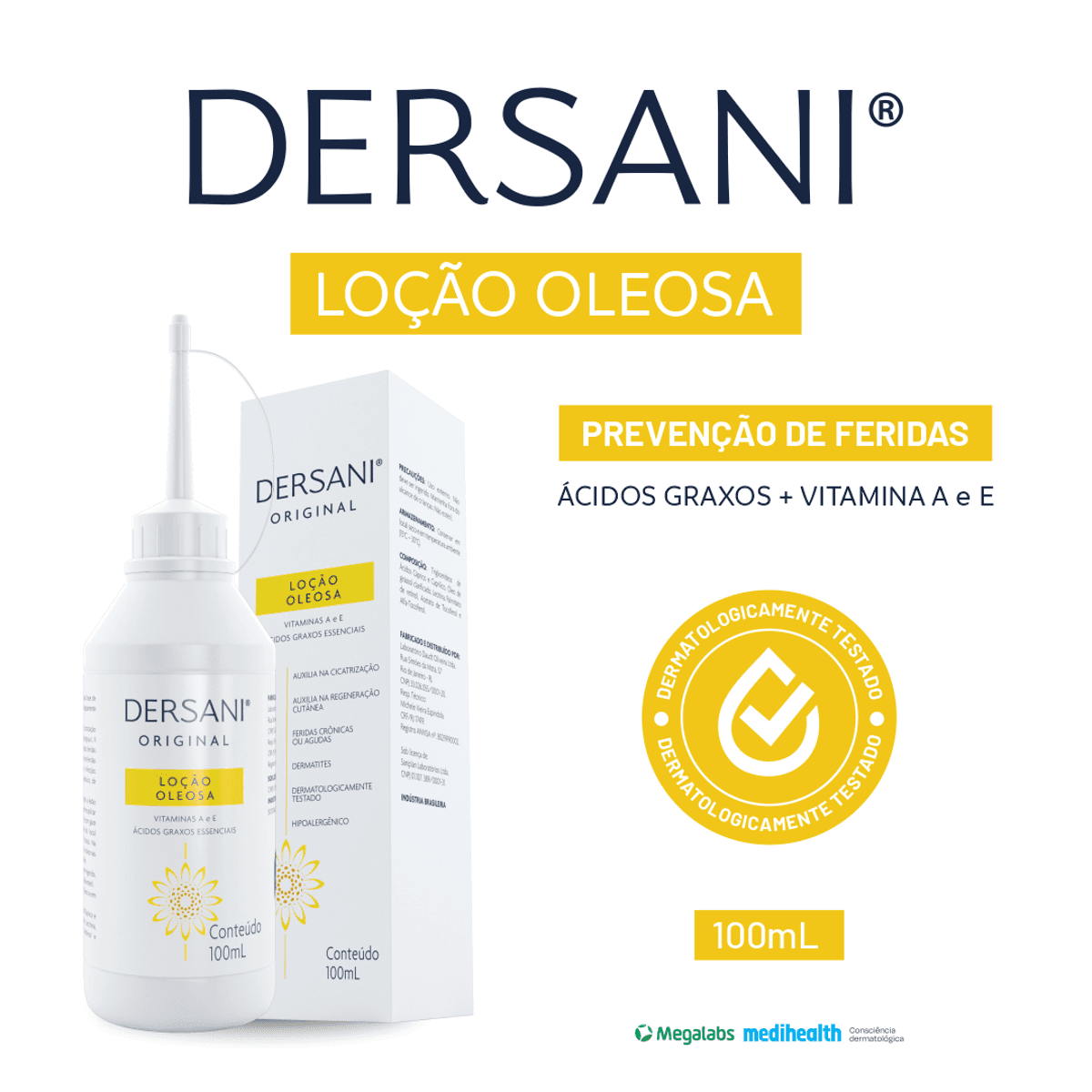 Loção Oleosa Dersani Original 100ml - Imagem 2