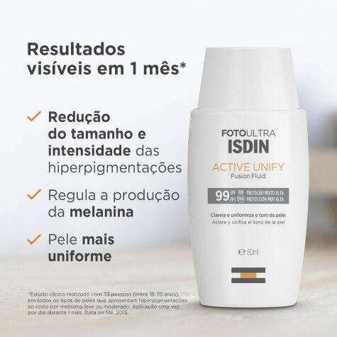 Sérum Isdin Foto Ultra Active Unify Clareador Facial FPS99 50ml - Imagem 4