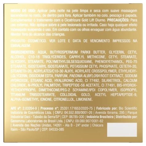 Creme Facial Cicatricure Gold Lift Noturno 50g - Imagem 5