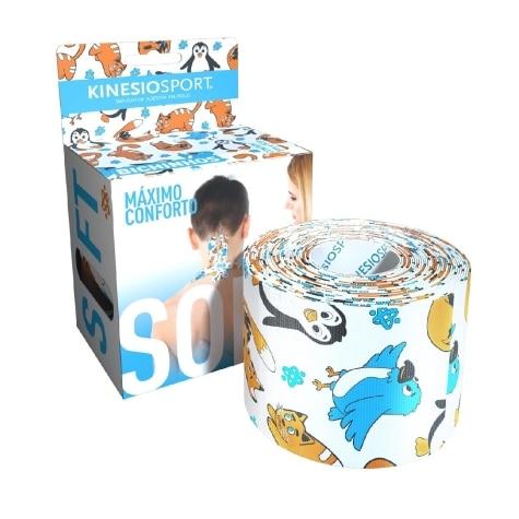 Bandagem Elástica Adesiva KinesioSport Bichinhos 5cm X 6m - Imagem 1