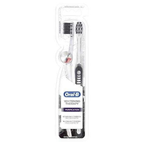 Escova Dental Oral-B Whitening Therapy Purification 2 unidades - Imagem 1