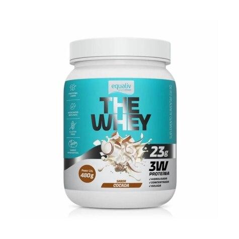 Whey Equaliv The Whey Sabor Cocada 480g - Imagem 1