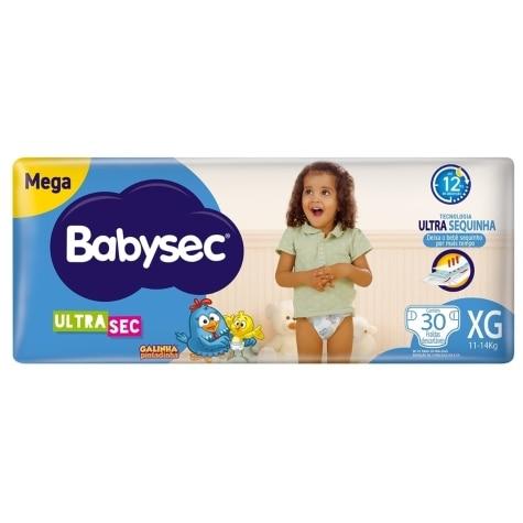 Fralda Babysec Galinha Pintadinha Ultrasec XG 30 Unidades - Imagem 2