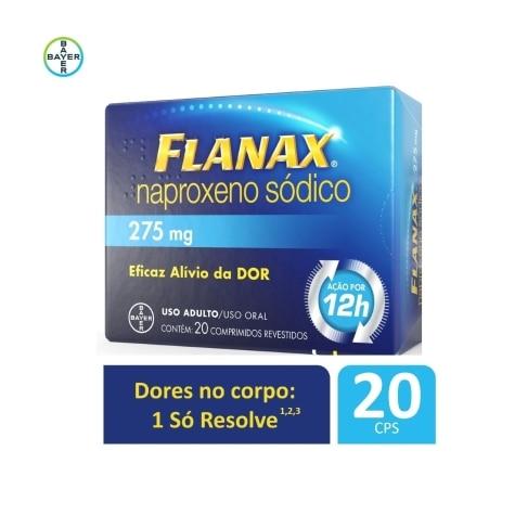 Flanax 275mg 20 Comprimidos Revestidos - Imagem 1
