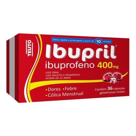 Ibupril 400mg 36 Cápsulas Gelatinosas - Imagem 1