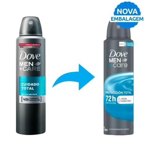 Desodorante Aerossol Dove Men +Care Cuidado Total 72h 150ml - Imagem 2