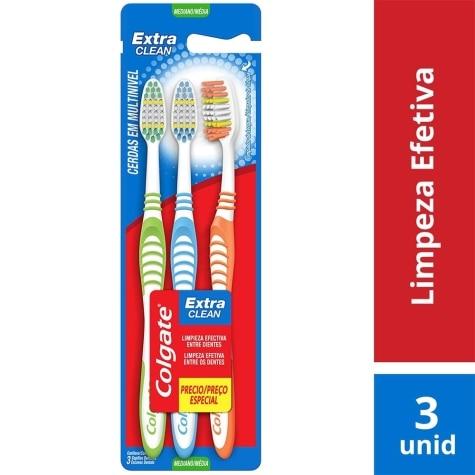 Escova Dental Colgate Extra Clean Leve 3 Pague 2 - Imagem 4