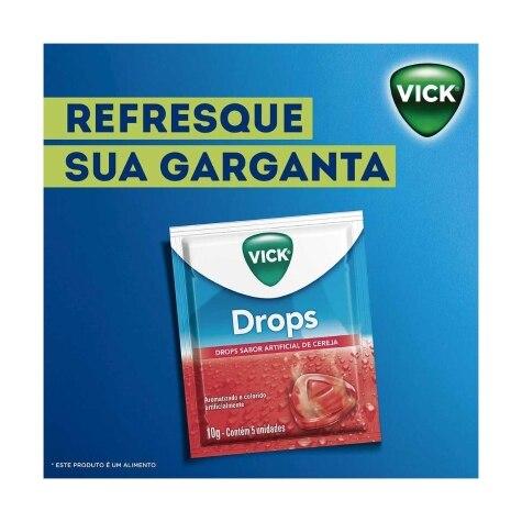 Vick Pastilhas Sabor Cereja 5 Unidades - Imagem 2