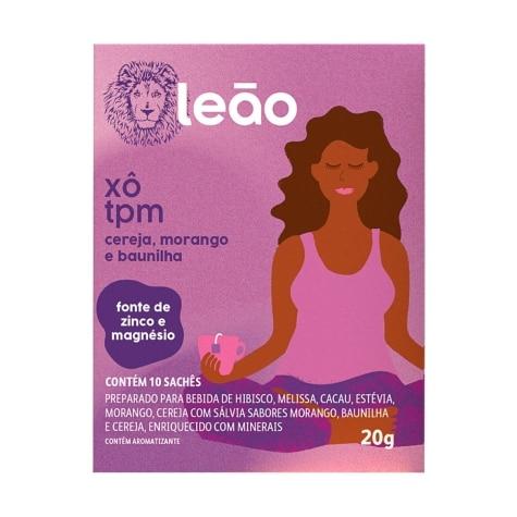 Chá Leão Xô Tpm Sabor Cereja, Morango e Baunilha 10 Sachês - Imagem 1