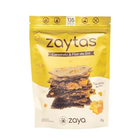 Biscoito Zaytas caramelo e flor de sal 80g - Imagem 1