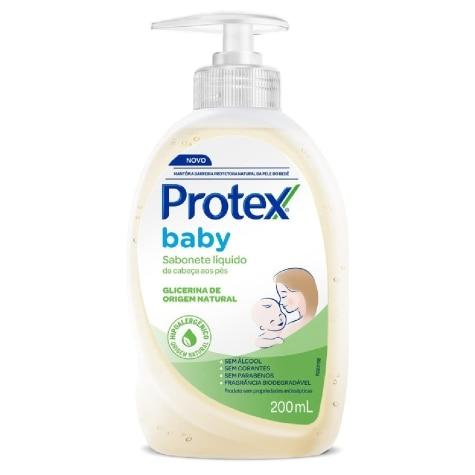 Sabonete de Glicerina Líquido Protex Baby 200ml - Imagem 1