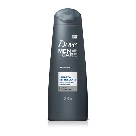 Shampoo Dove Men+Care Limpeza Refrescante Cabelo Oleoso 200ml - Imagem 1