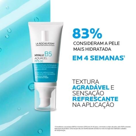 Gel Creme La Roche-Posay Aquagel Hyalu B5 FPS30 Facial 50ml - Imagem 4