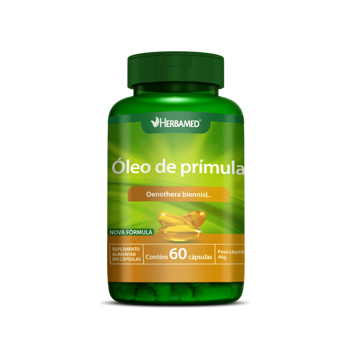 Óleo de Prímula Herbamed 60 Cápsulas 500mg - Imagem 1