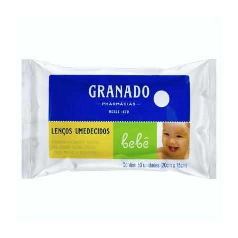Lenços Umedecidos Granado Bebê 50 Unidades - Imagem 1