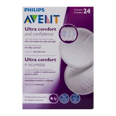 Absorventes para Seios Philips Avent Ultra Comfort 24 Unidades - Imagem 1