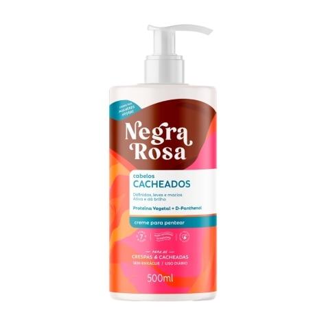 Creme de Pentear Negra Rosa Cabelo Cacheado 500ml - Imagem 1