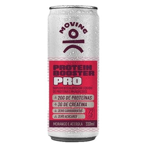 Bebida Proteica Moving Protein Booster Pro Morango e Acerola 310ml - Imagem 1