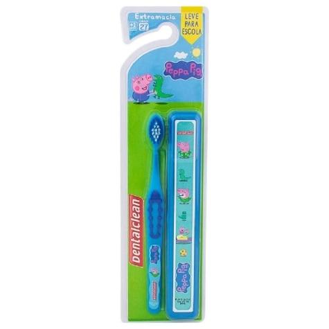 Escova Dental DClean Peppa Pig 3+ Macia + Estojo - Imagem 1