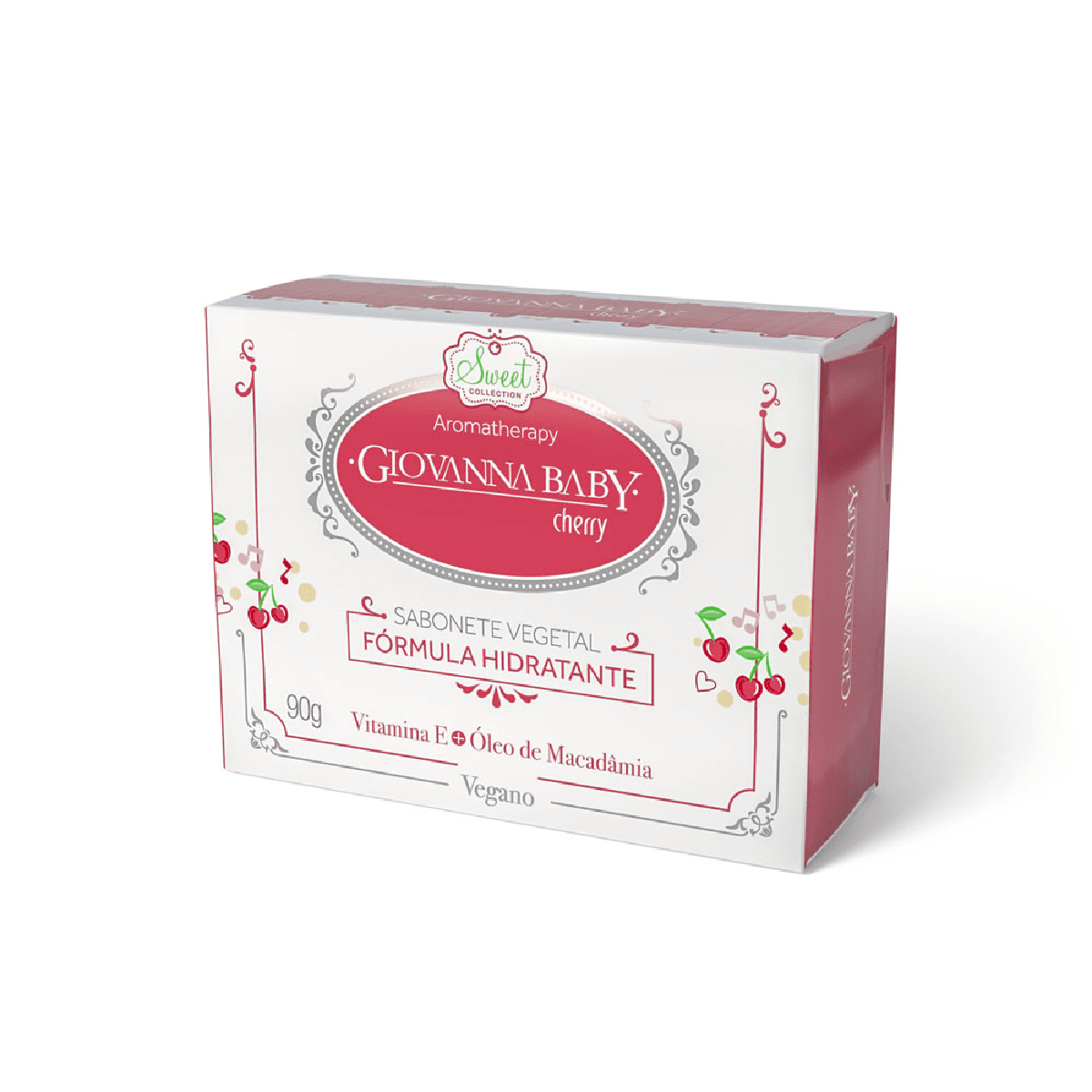 Sabonete Vegetal em Barra Giovanna Baby Cherry 90g - Imagem 2