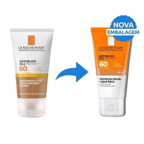 Protetor Solar Facial Anthelios XL Protect FPS60 Gel Creme Cor 4.0 40g - Imagem 2