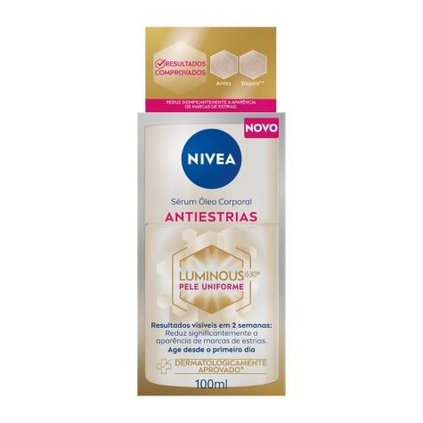 Sérum Óleo Corporal Antiestrias Nivea Luminous 630 100ml - Imagem 1