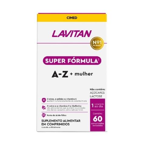 Lavitan Super Fórmula A-Z Mulher 60 Comprimidos Revestidos - Imagem 1