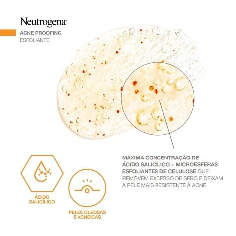 Gel Neutrogena Acne Proofing Esfoliante Facial 100g - Imagem 7