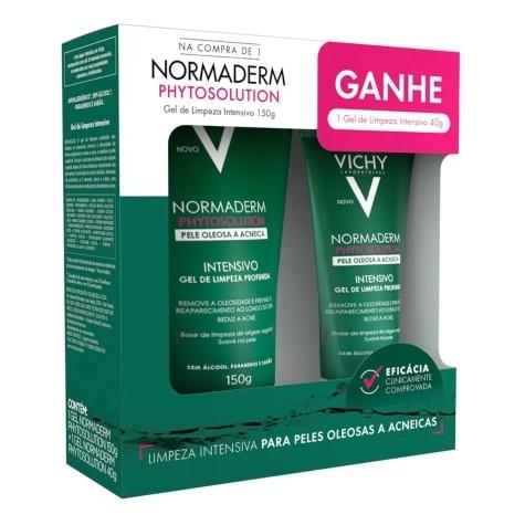 Kit Gel de Limpeza Vichy Normaderm Phytosolution Intensivo 150g Ganhe Gel de Limpeza 40g - Imagem 1