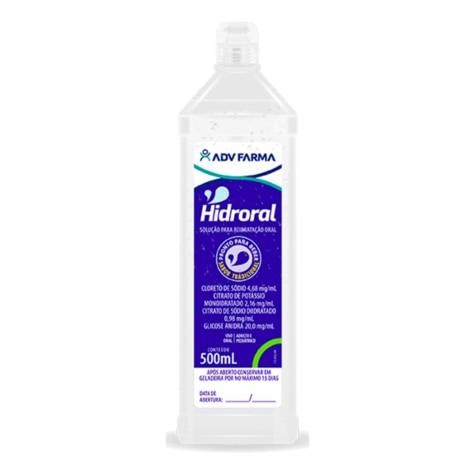 Bebida Reidratante Hidroral Sem Sabor 500ml - Imagem 1