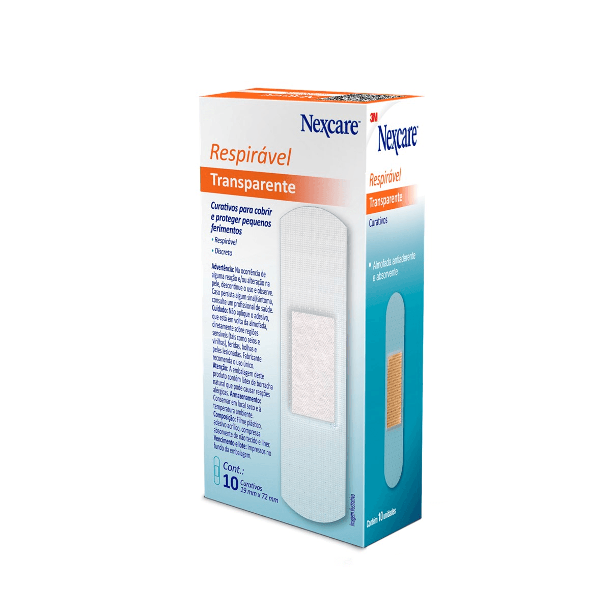 Curativo Nexcare Transparente 10 Unidades - Imagem 2
