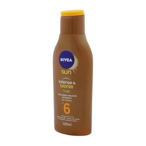 Loção Bronzeadora Nivea Sun Intense & Bronze FPS6 125ml - Imagem 1