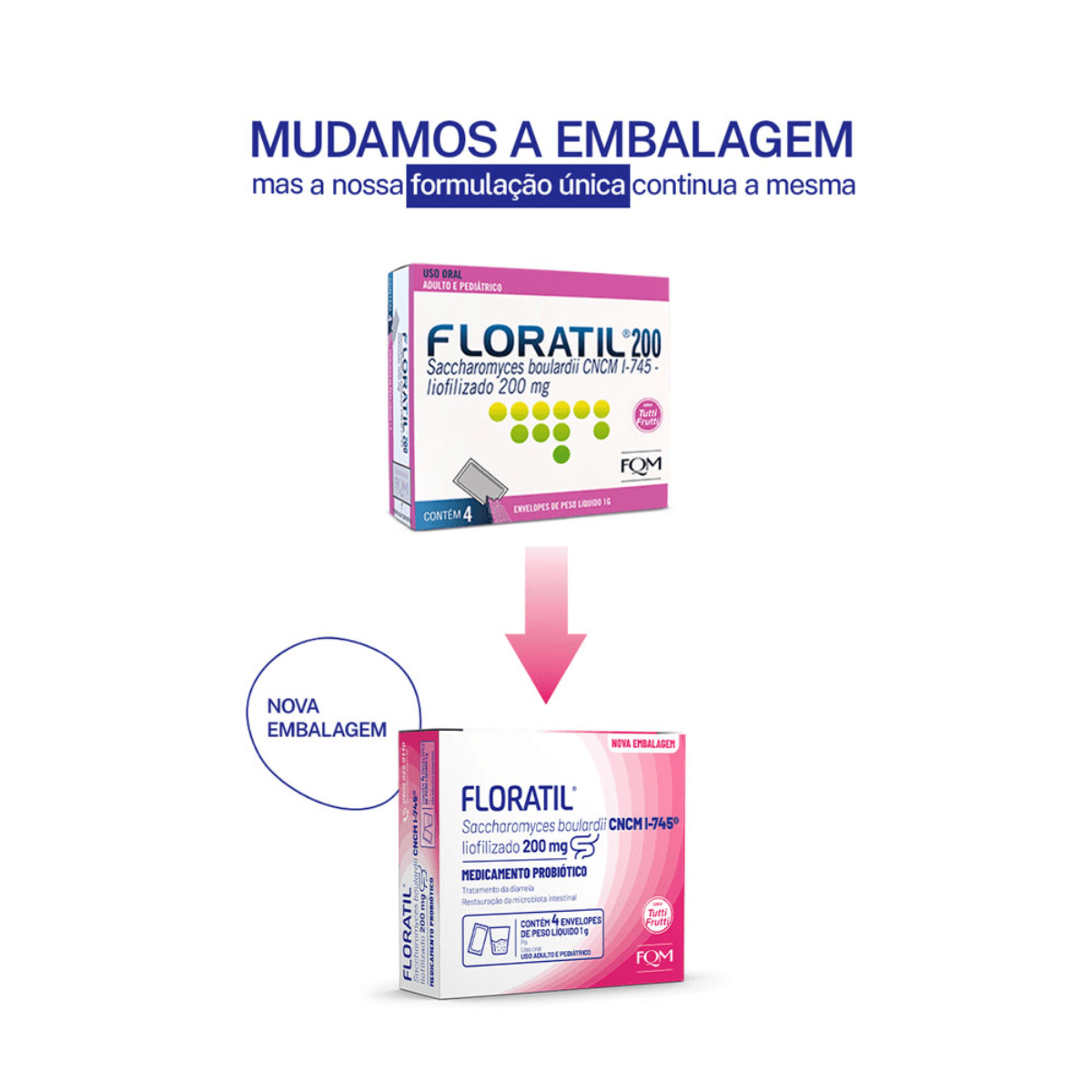 Floratil 200mg 4 Envelopes 1g - Imagem 2