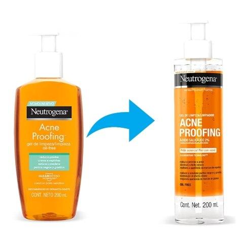 Gel de Limpeza Neutrogena Acne Proofing Facial 200ml - Imagem 2