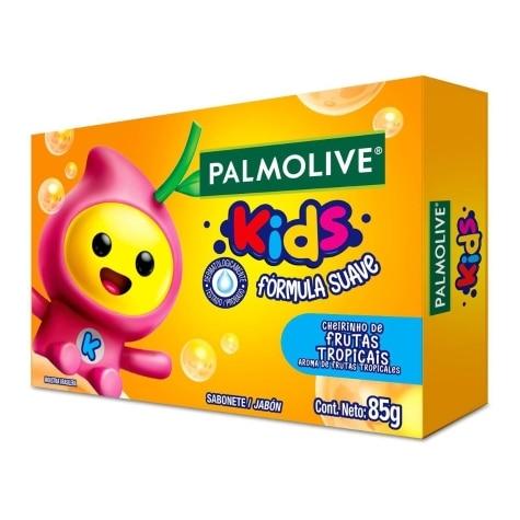 Sabonete Infantil Barra Palmolive Kids Cheirinho de Frutas Tropicais 80g - Imagem 4