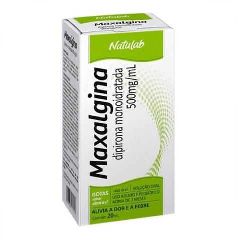Maxalgina Gotas 500mg 20ml - Imagem 1