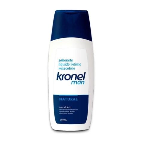 Sabonete Íntimo Líquido Kronel Man Natural 250ml - Imagem 1